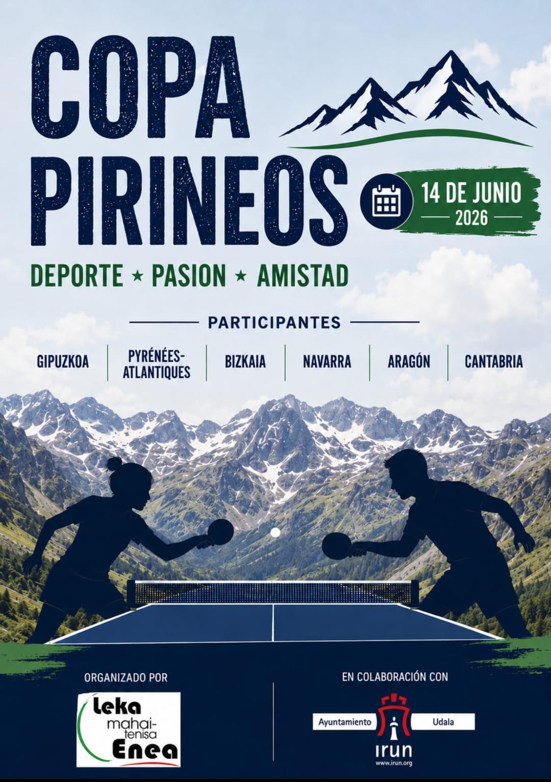 Cuadro de competici&oacute;n Copa Pirineos 2026